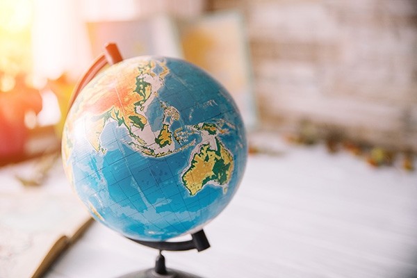 Image of a Colorful globe