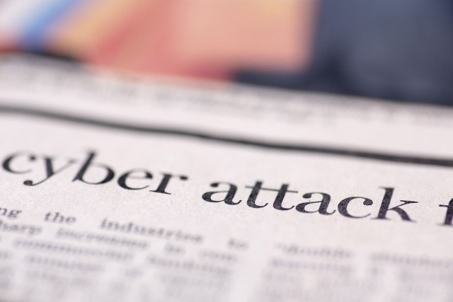 Cyber Attack Newspaper Headline