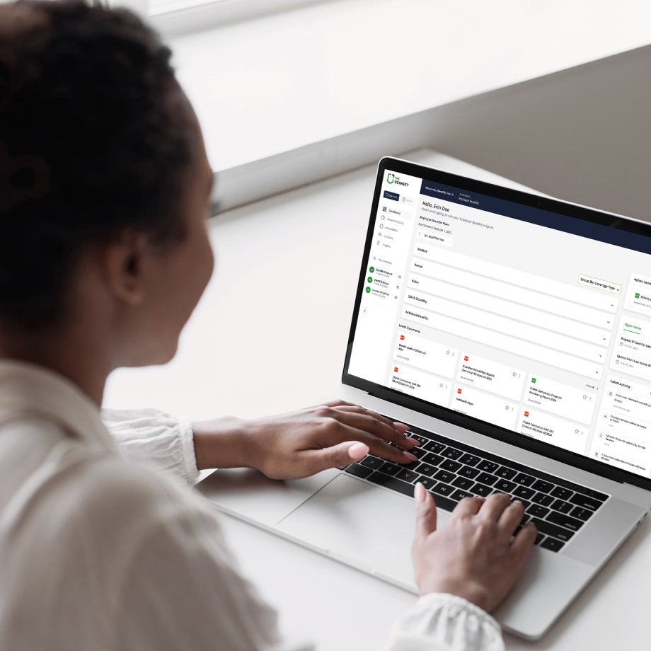 A client explores the new WS Connect dashboard